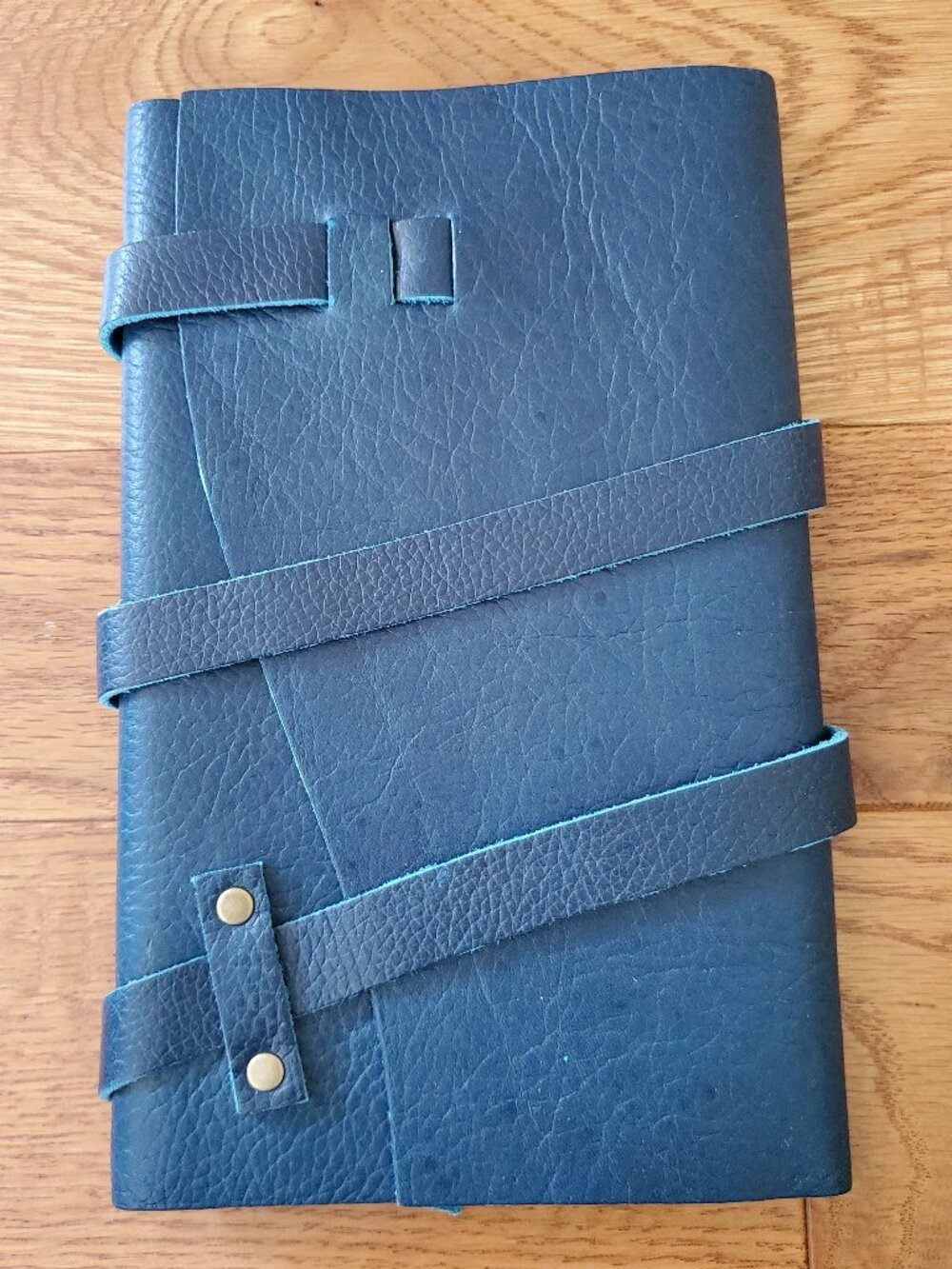 BNNU Portland Leather Goods Large Caspian Leather Wrap Journal